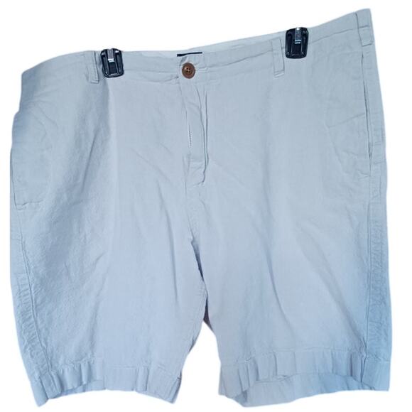 J. Crew Men's Tan Linen Cotton Beach Shorts Size 38 Waist Inseam 8 inches - Picture 1 of 7